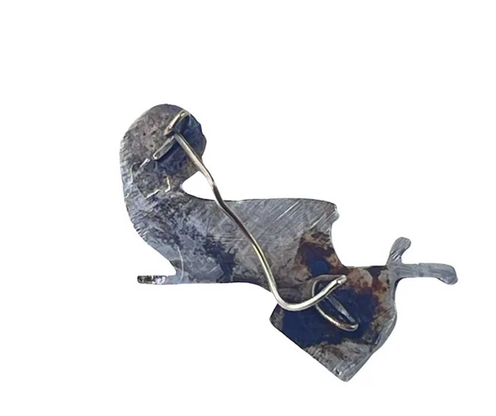 Handcrafted Sterling Tsarouhi Pin Greek Shoe - image 4