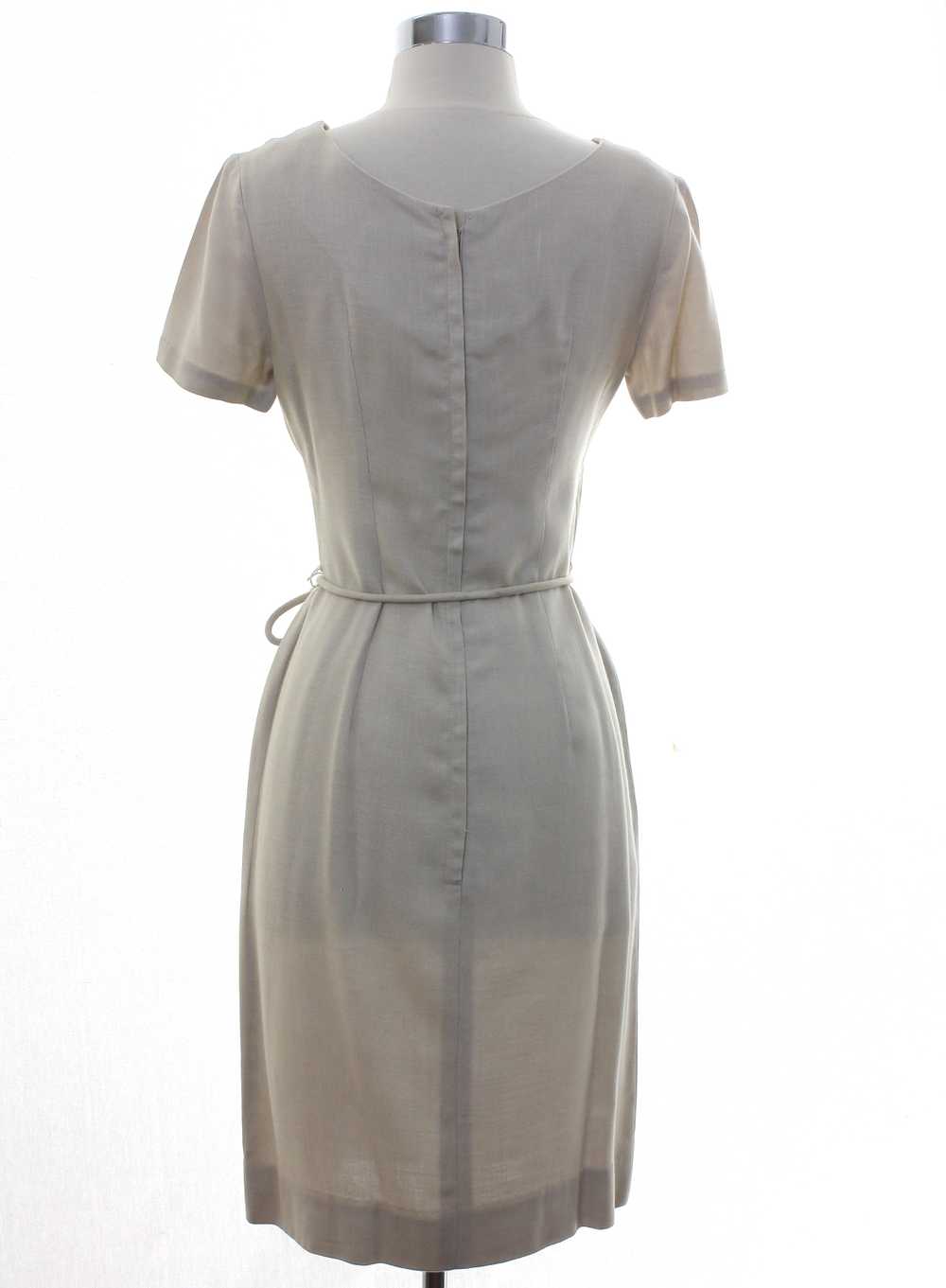 1960's Odette Odette Mod Jackie O Style Linen Blend A… - Gem