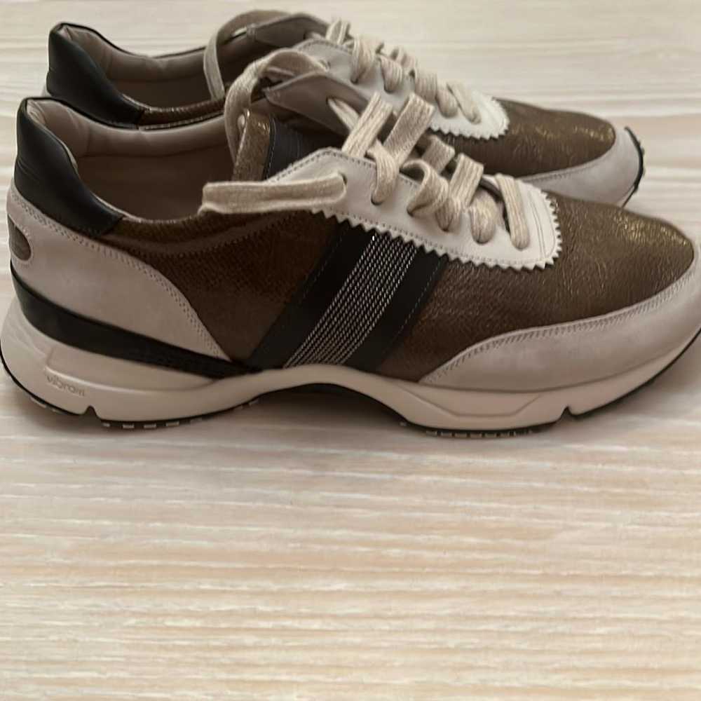 Brunello Cucinelli Leather trainers - image 7