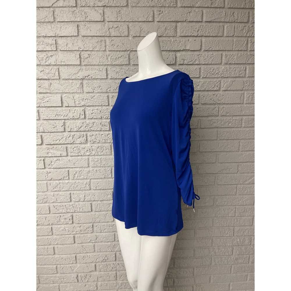 Other Susan Graver Liquid Knit Ruched Sleeve Top … - image 2