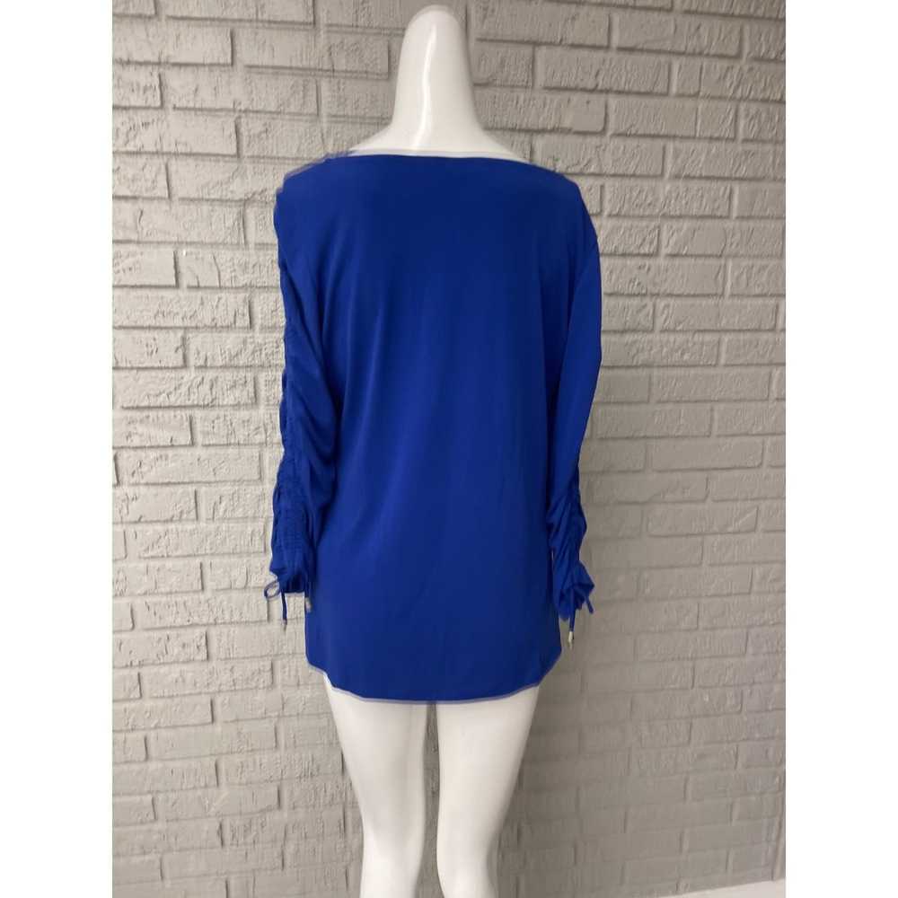 Other Susan Graver Liquid Knit Ruched Sleeve Top … - image 3