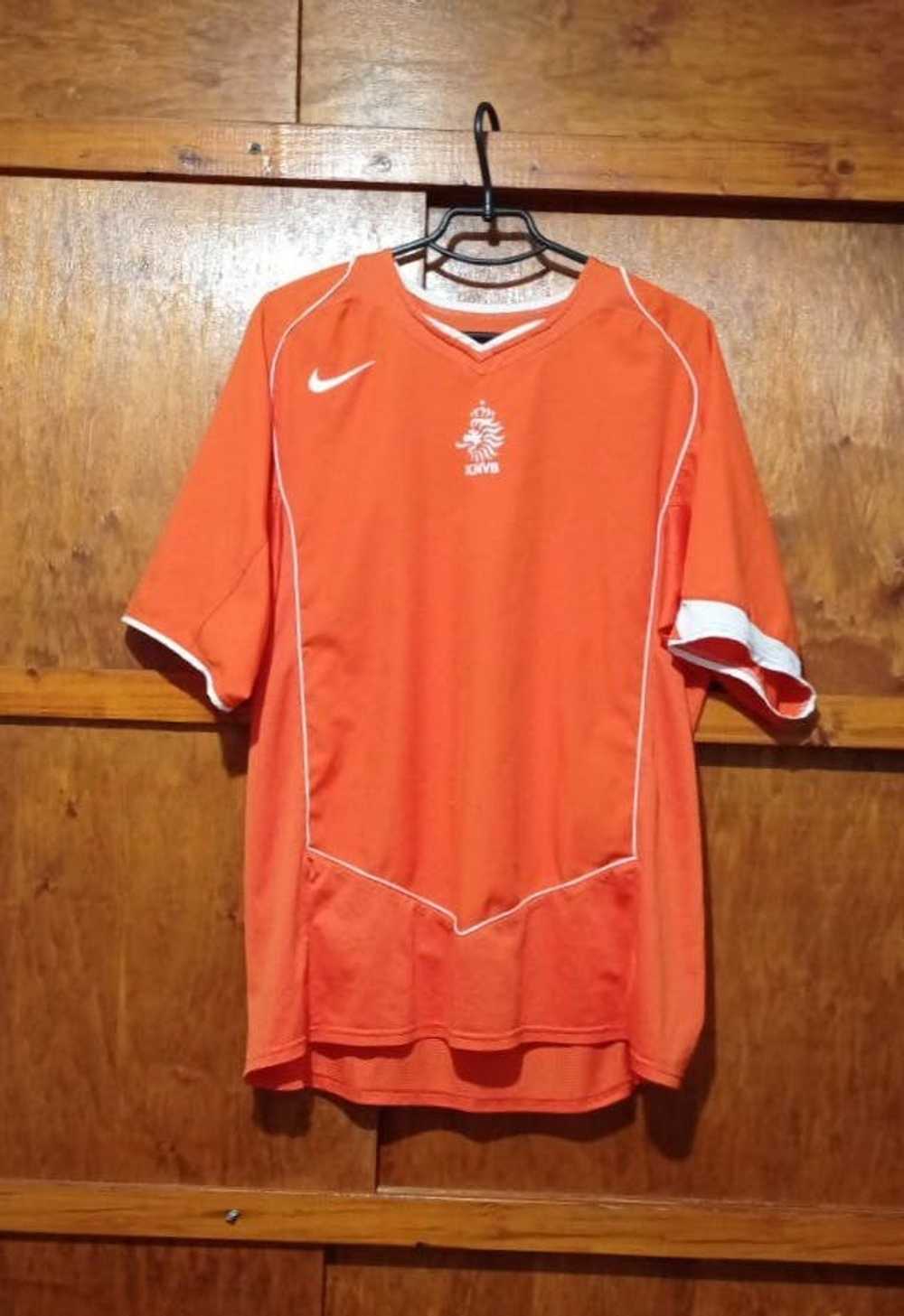 Nike × Soccer Jersey × Vintage 2004-06 HOLLAND Ni… - image 1