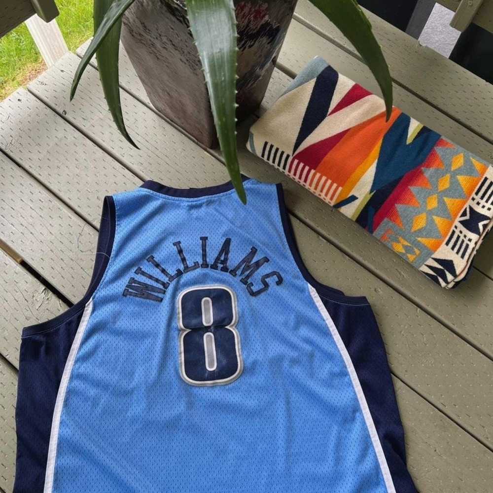 NBA Authentic Hardwood Classics Deron Williams Utah Jazz Jersey Yth S  Length +2