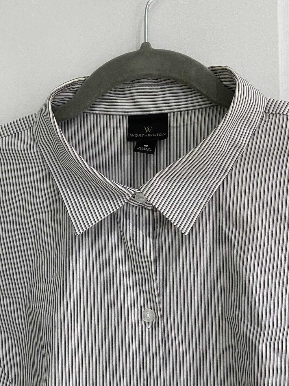 Worthington Worthington Men’s White Black Stripe … - image 6