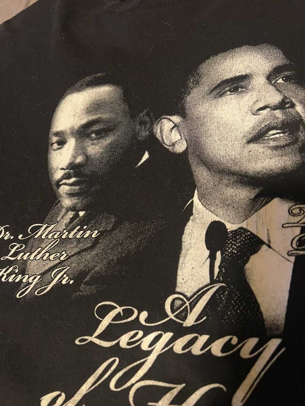 Vintage Vintage MLK Obama Tshirt - image 2