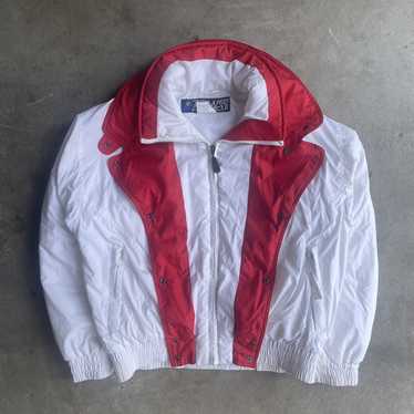 Awesome 80s Vintage Obermeyer Ski Neon Rainbow Windbreaker