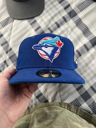 Toronto Baseball Hat Black Cooperstown AC New Era 59FIFTY Fitted Black / Cerulean Blue | Black | White | Metallic Silver / 7 3/4