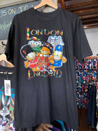 Vintage London / England Garfield Tee Size Medium