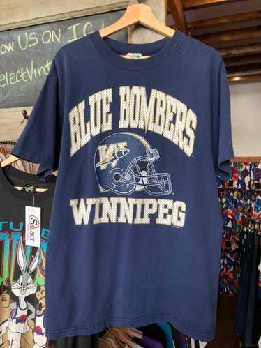 Vintage Winnipeg Blue Bombers Tee Size Medium