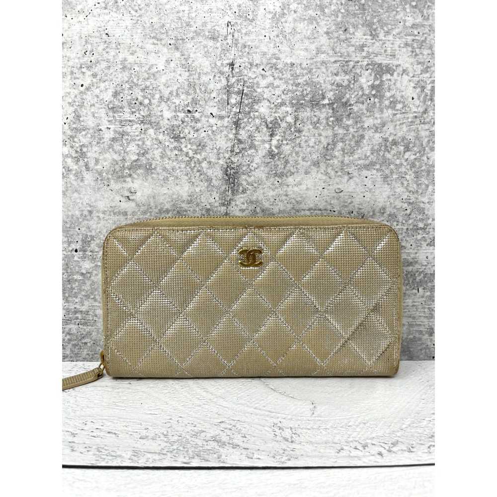 Chanel Chanel Zip Around Quilted Wallet - image 1