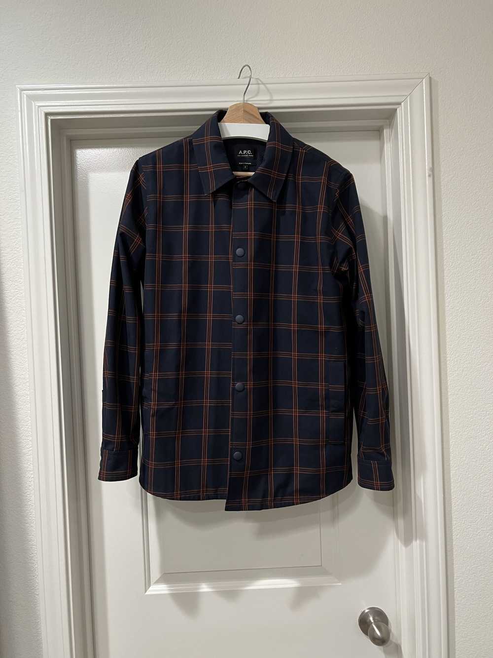 A.P.C. APC Rodney Check Shirt Jacket - image 1