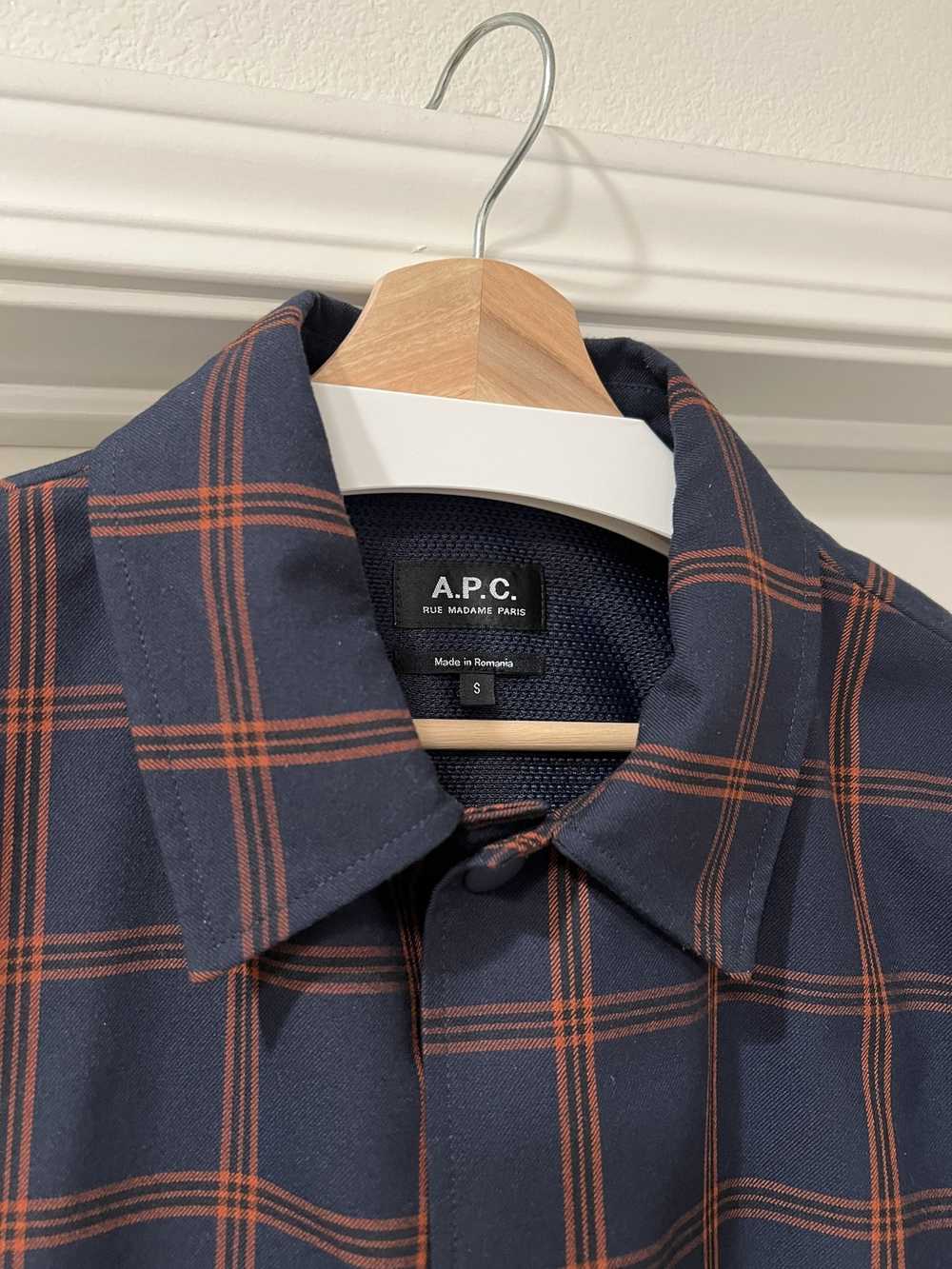 A.P.C. APC Rodney Check Shirt Jacket - image 3