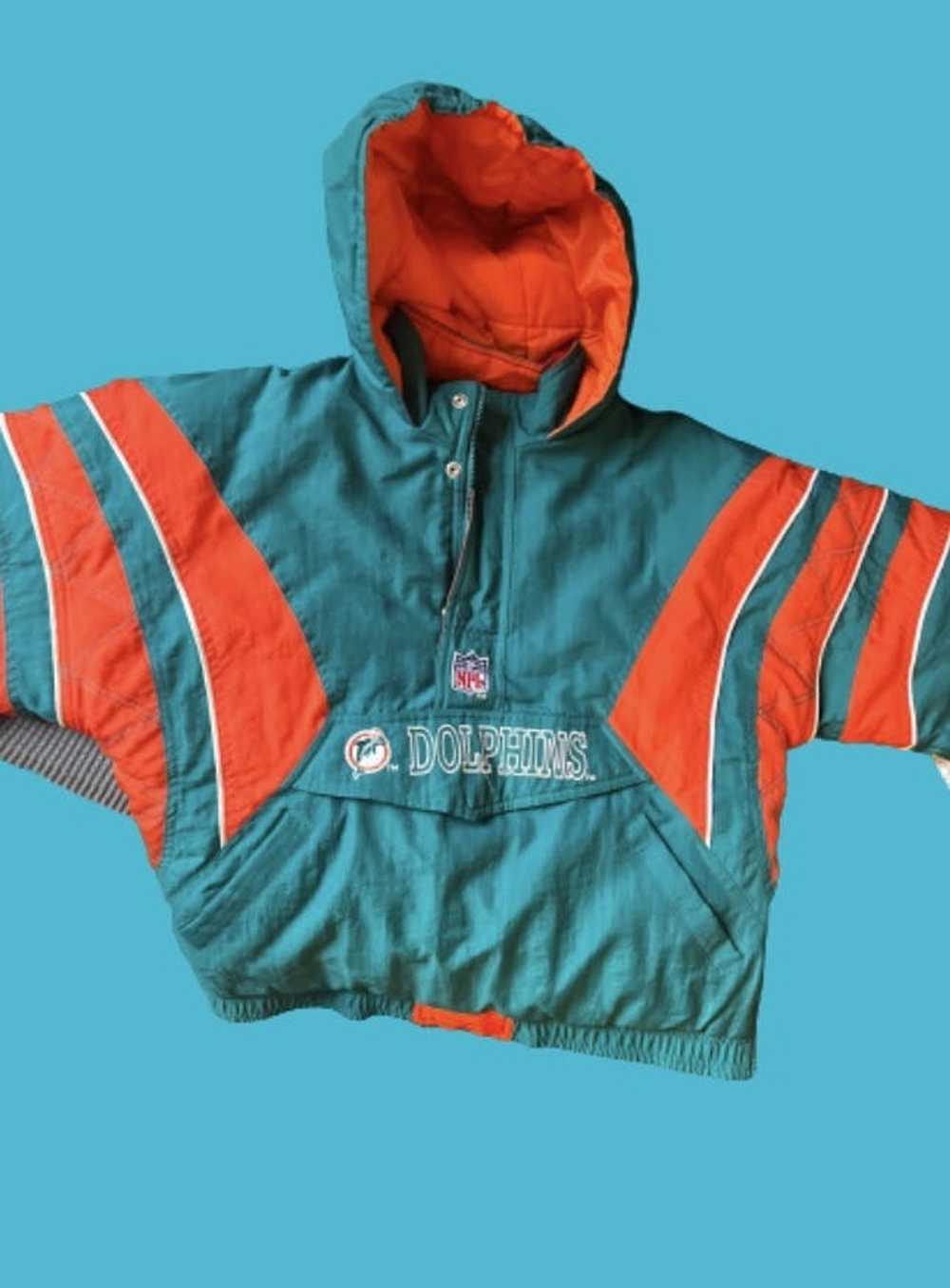 Starter Pro Line Miami Dolphins Full Zip Jacket Men´s Size Medium