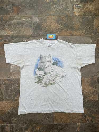 Animal Tee × Made In Usa × Vintage ‘90s Vintage W… - image 1