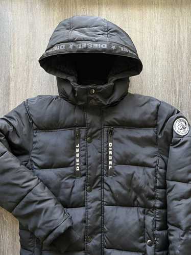 Diesel × Streetwear Rare Diesel Hooded puffer embr