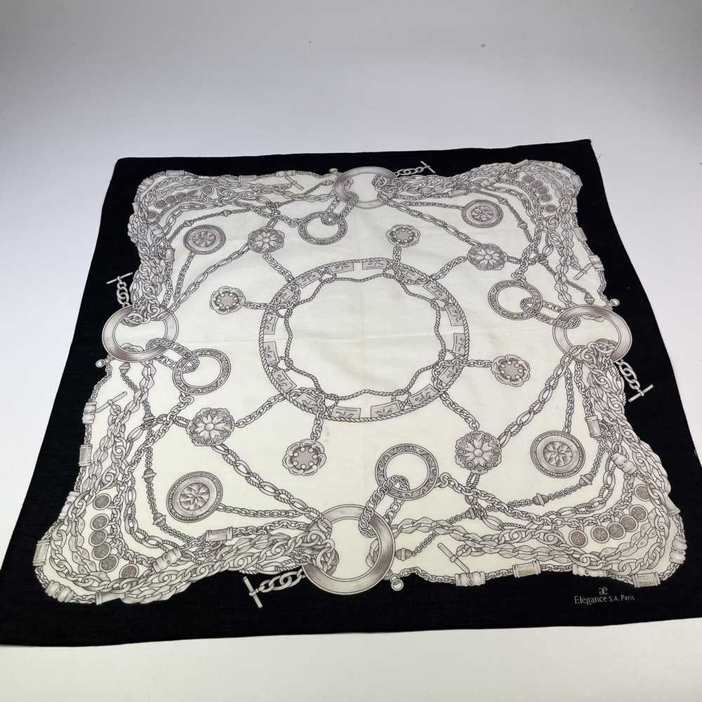 Vintage Elegance SA Paris Handkerchief Neckerchie… - image 6