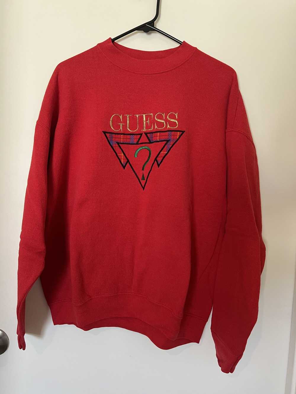 Guess Vintage Guess Tri-Angle Sweater - image 1