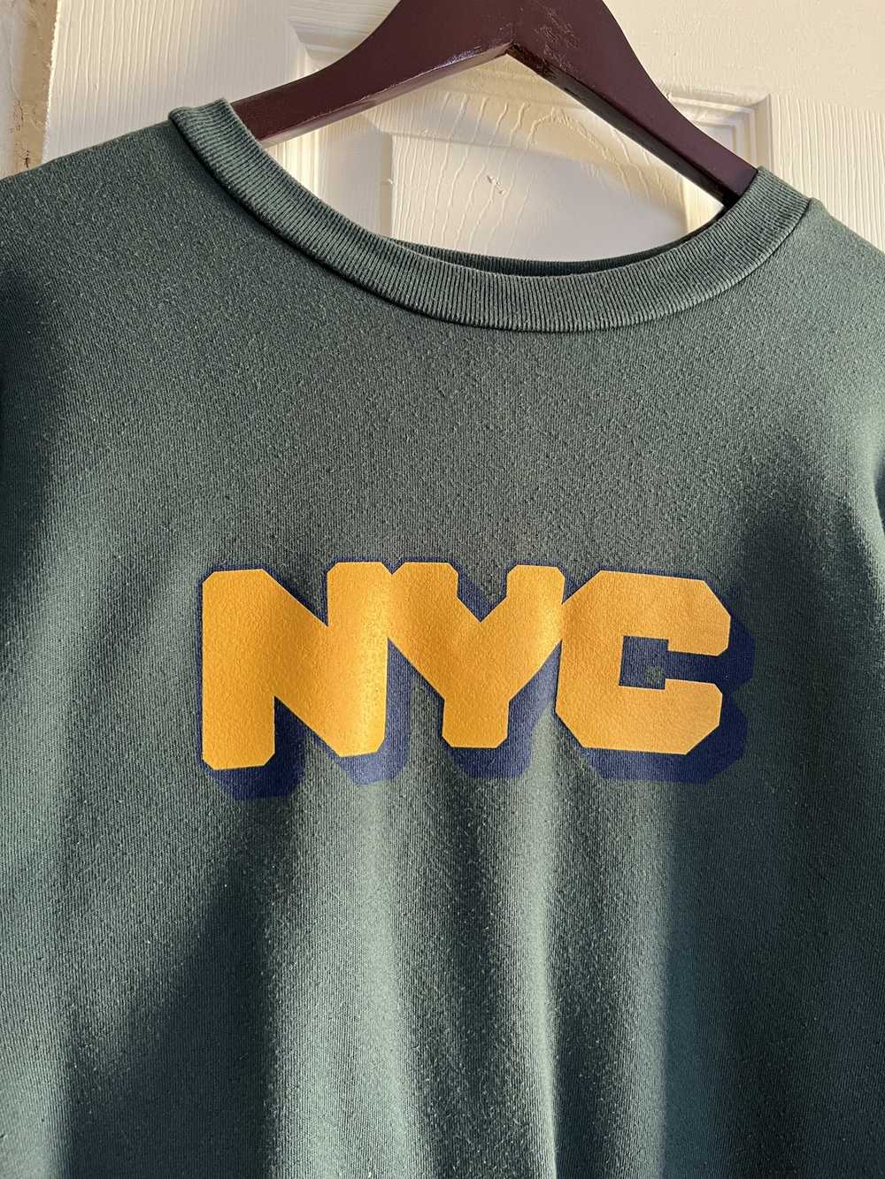 Only NY Only NY NYC Chunky Logo Sweater Green - image 2