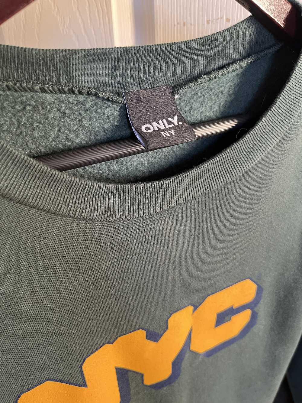 Only NY Only NY NYC Chunky Logo Sweater Green - image 5