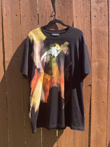 Givenchy GIVENCHY ABSTRACT PAINT T-SHIRT BY RICCAR