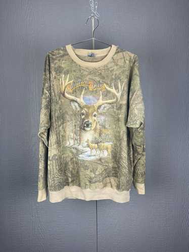 Vintage Vintage 90s White Tail Deer Nature Camo Lo