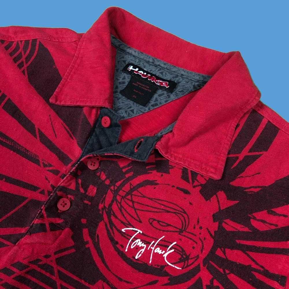 Tony Hawk Tony Hawk Red Short Sleeve Polo - image 2