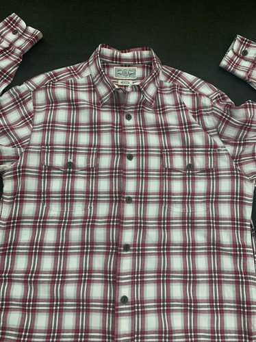 Lucky Brand LUCKY BRAND LS Lite Wt Cotton Plaid Sh