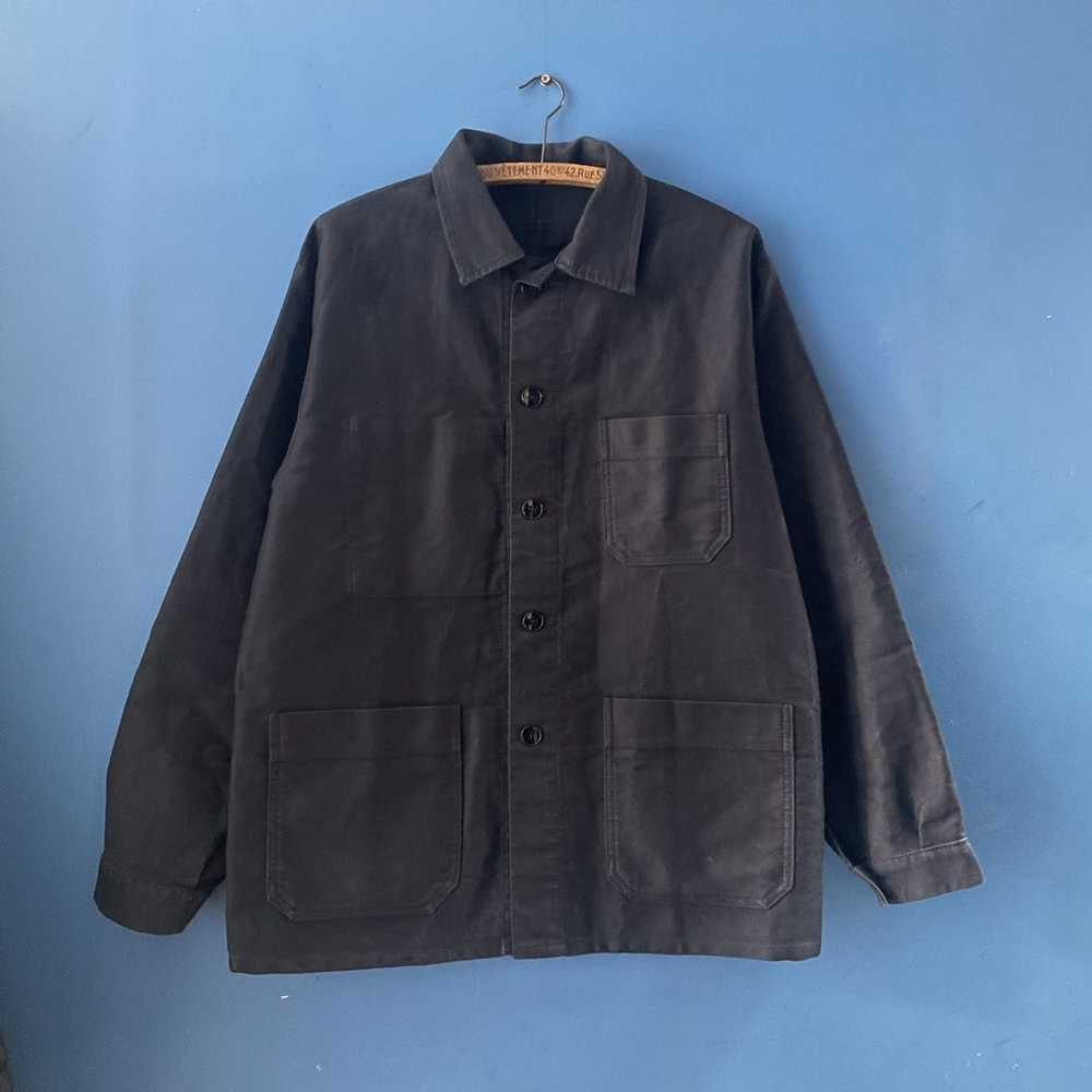 Le Laboureur × Vintage French Workwear Black Mole… - image 2
