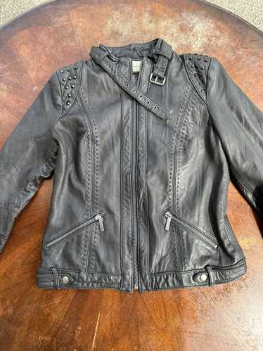 Neiman Marcus Black leather jacket