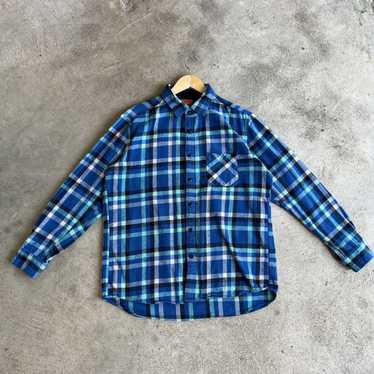 Flannel × Uniqlo Uniqlo Check & Colour Flannel Sh… - image 1