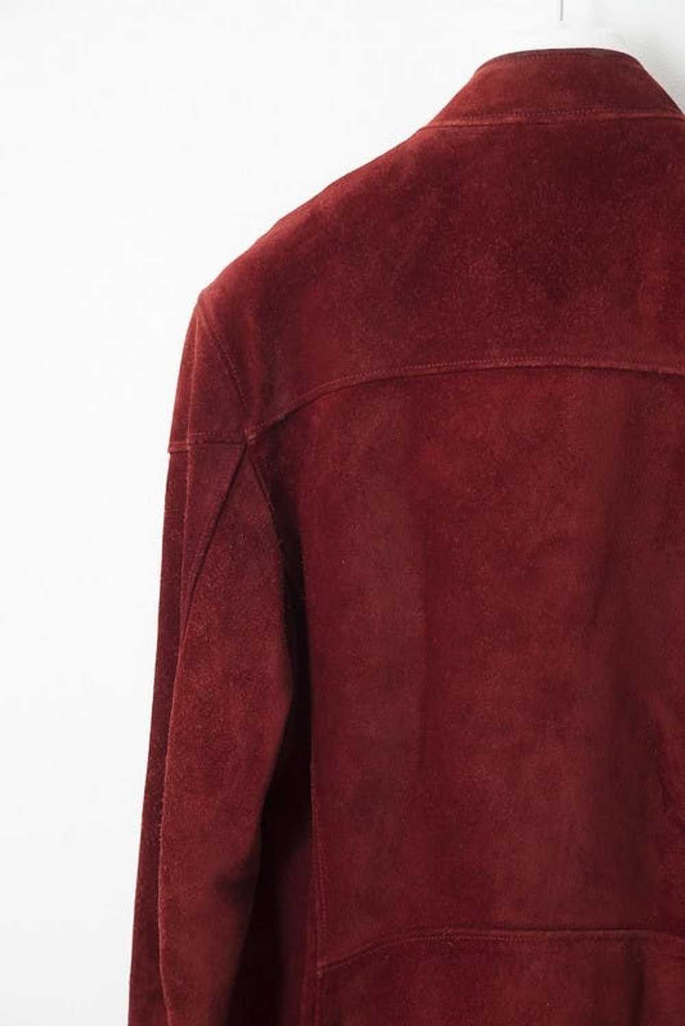 Gucci Red suede biker jacket - image 6