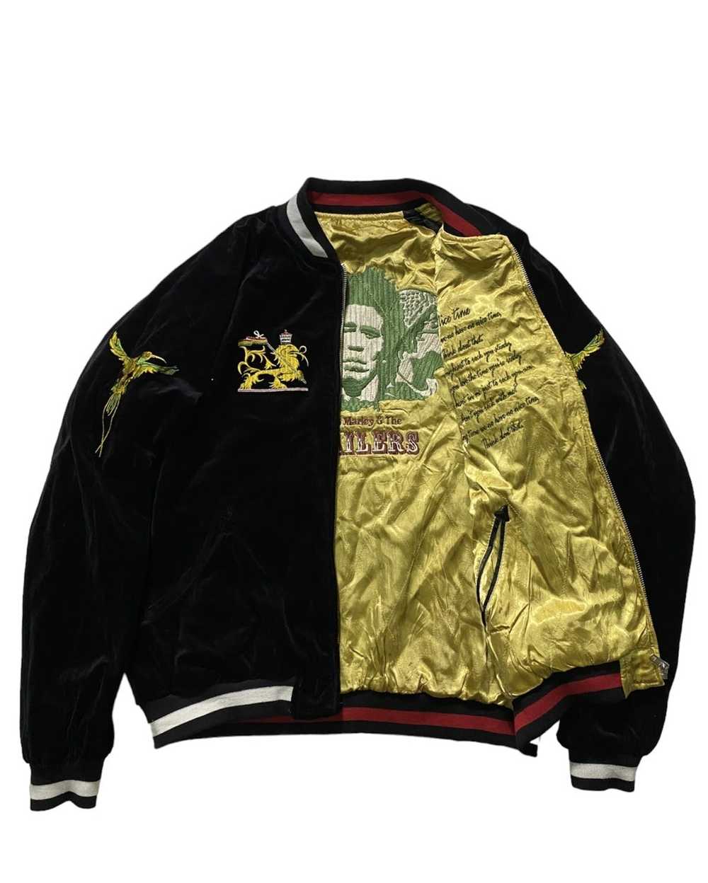 Bob Marley × Rare × Sukajan Souvenir Jacket Rare … - image 1