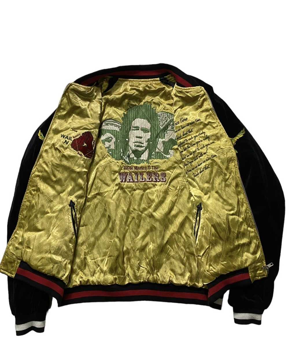 Bob Marley × Rare × Sukajan Souvenir Jacket Rare … - image 2