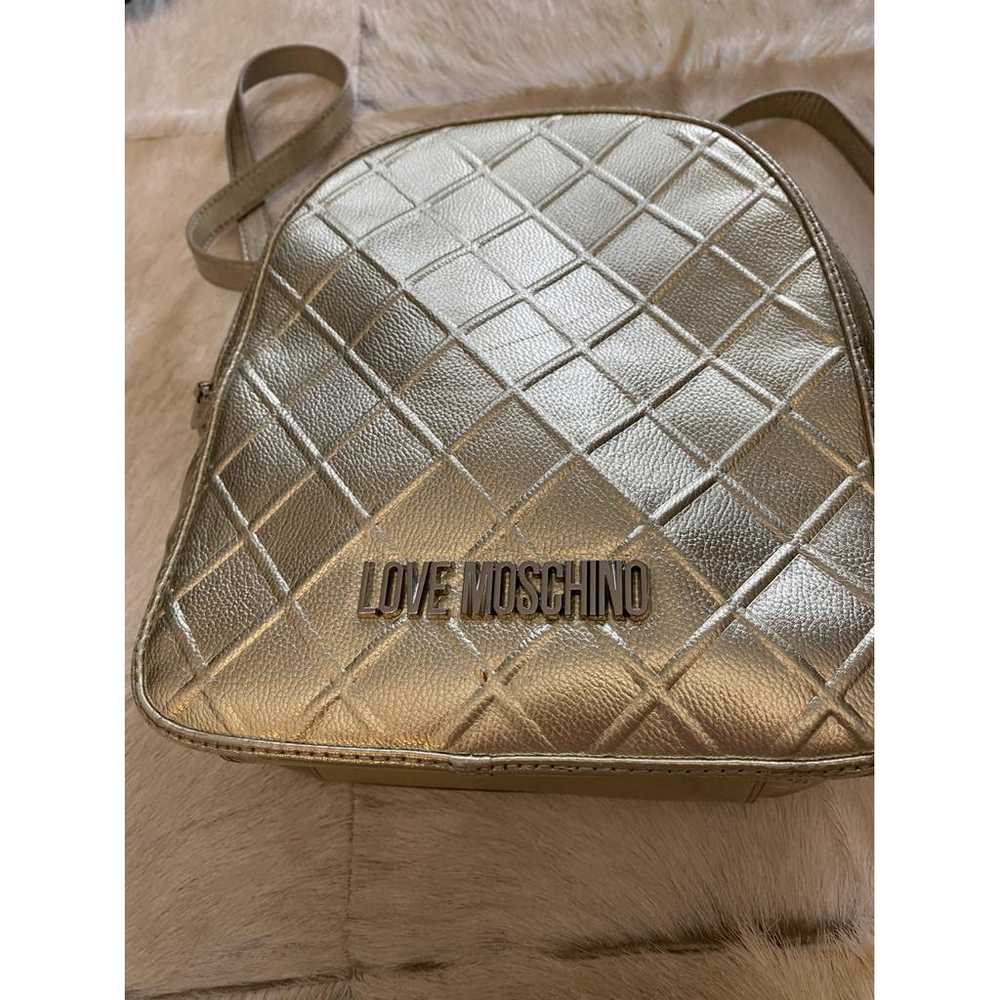 Moschino Love Patent leather backpack - image 4