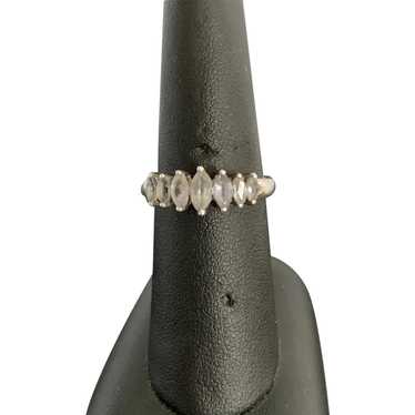 Natural Stone Sterling Ring - image 1