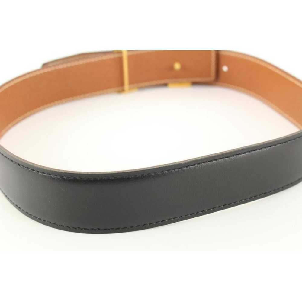 Hermès H leather belt - image 8