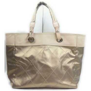 Chanel Biarritz patent leather tote