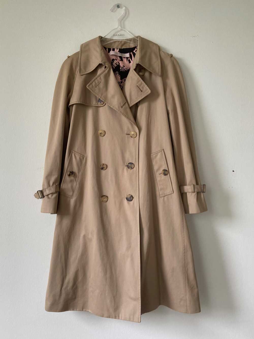 Red Valentino Beige Double Breasted Short Trench … - image 2