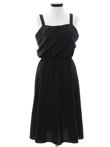 1980's Je Petites Black Sun Dress