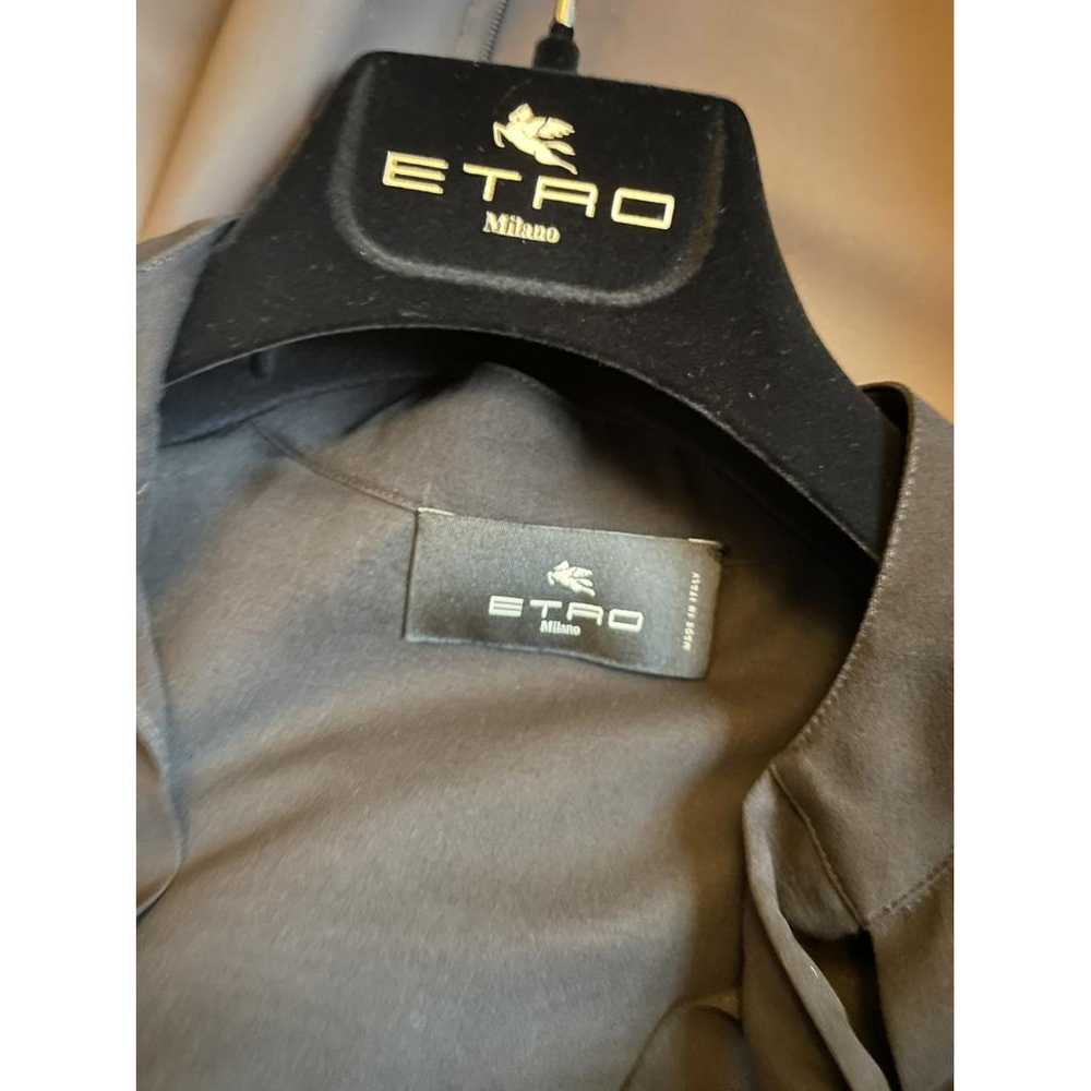 Etro Silk mini dress - image 6
