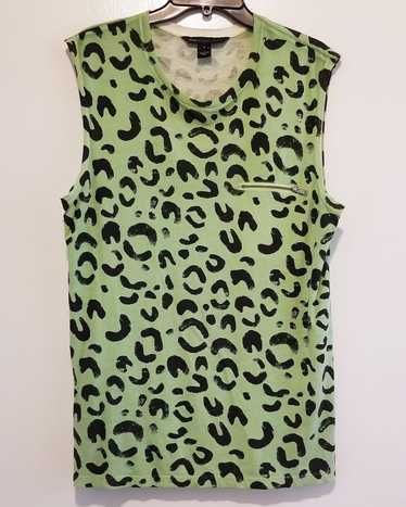 Marc By Marc Jacobs Leopard Print Punk Sleeveless 