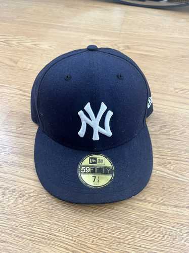  New Era 59Fifty Hat York Yankees MLB Basic Blue Fitted Cap  11591129 7 : Sports & Outdoors
