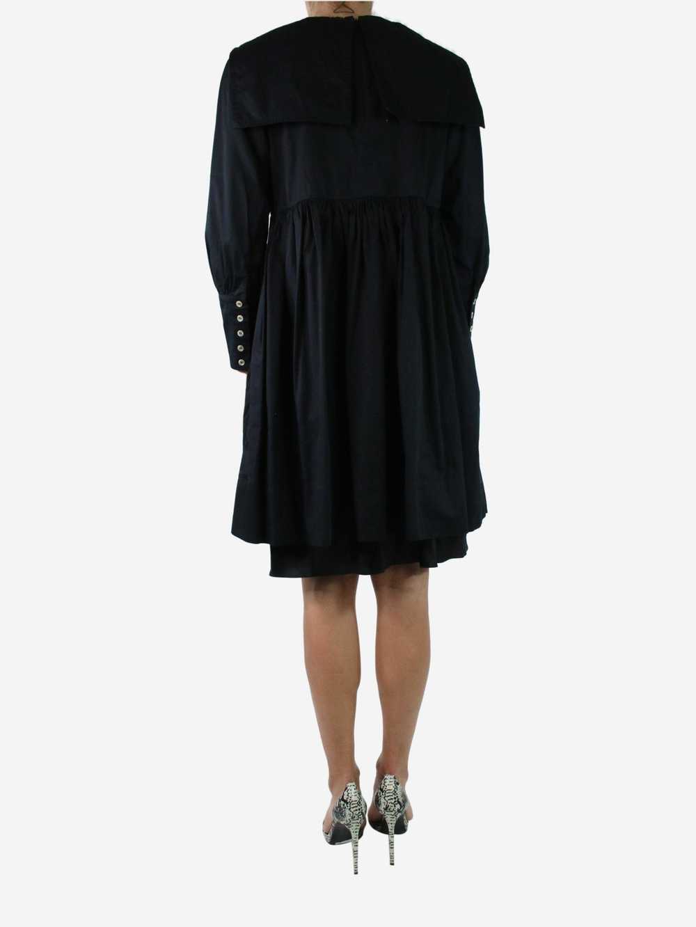 Molly Goddard Black long-sleeved panelled dress -… - image 2