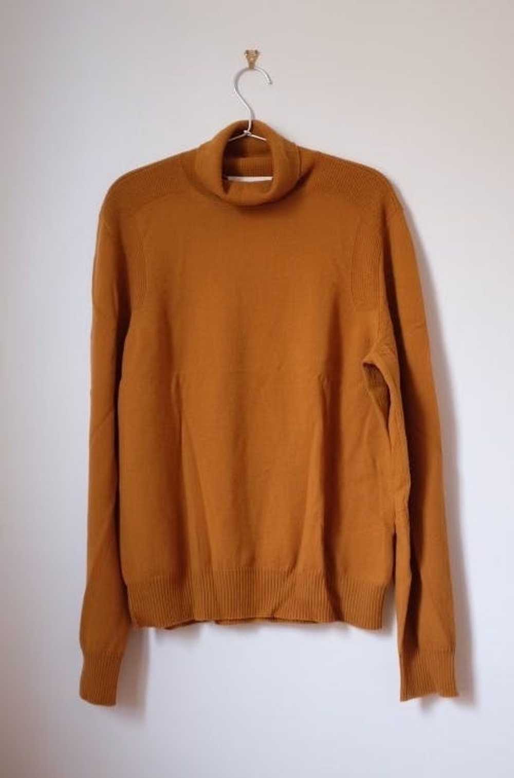 Maison Margiela Mustard Rib Roll-neck - Gem