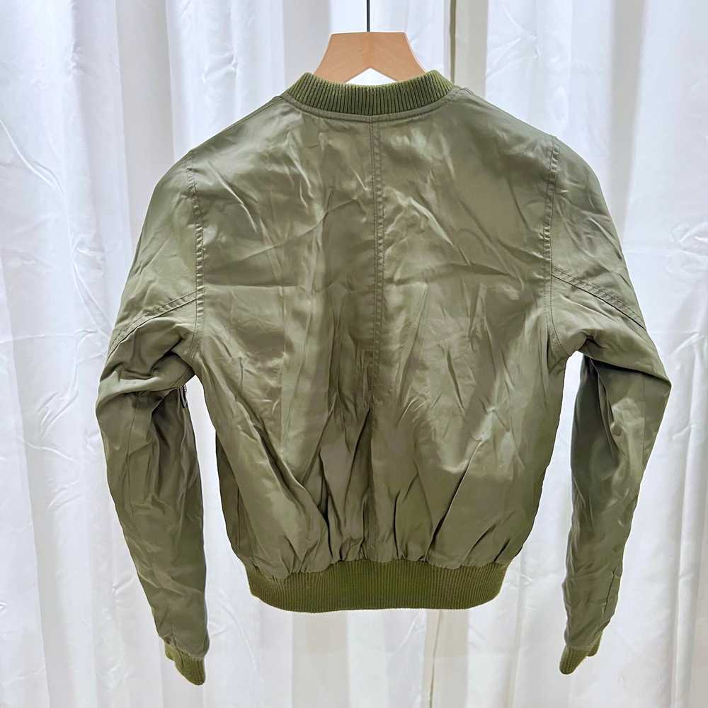 Other Iris Los Angeles Olive Green Polyester Bomb… - image 2