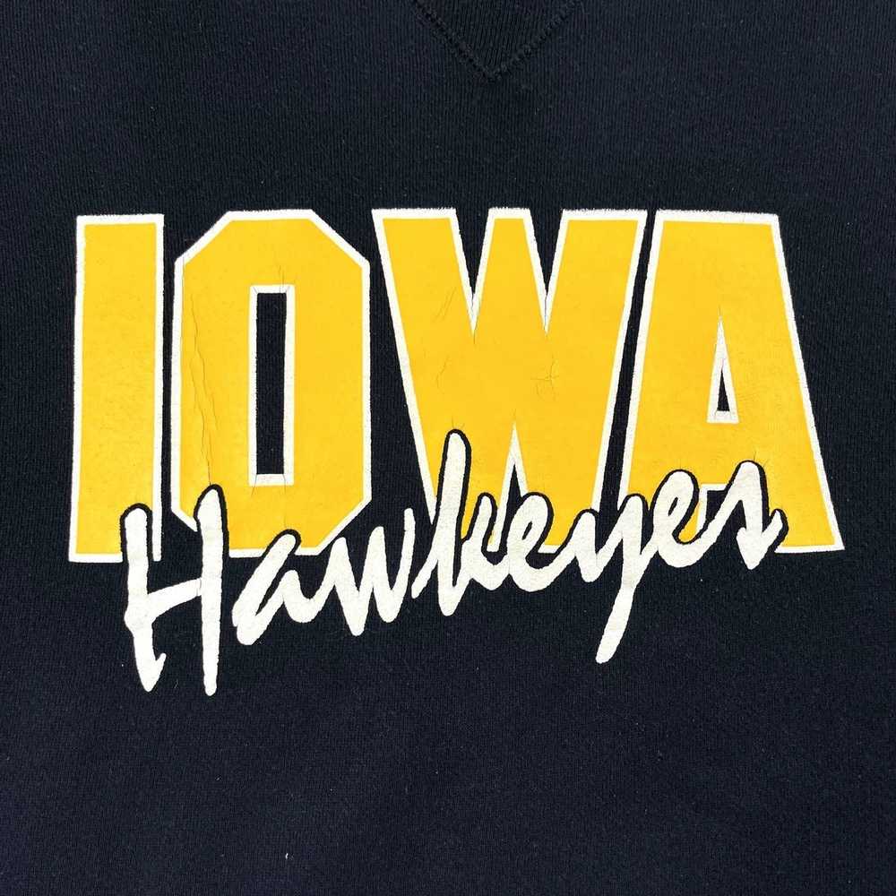 Vintage Vintage Iowa Hawkeyes Sweatshirt Small Bl… - image 3