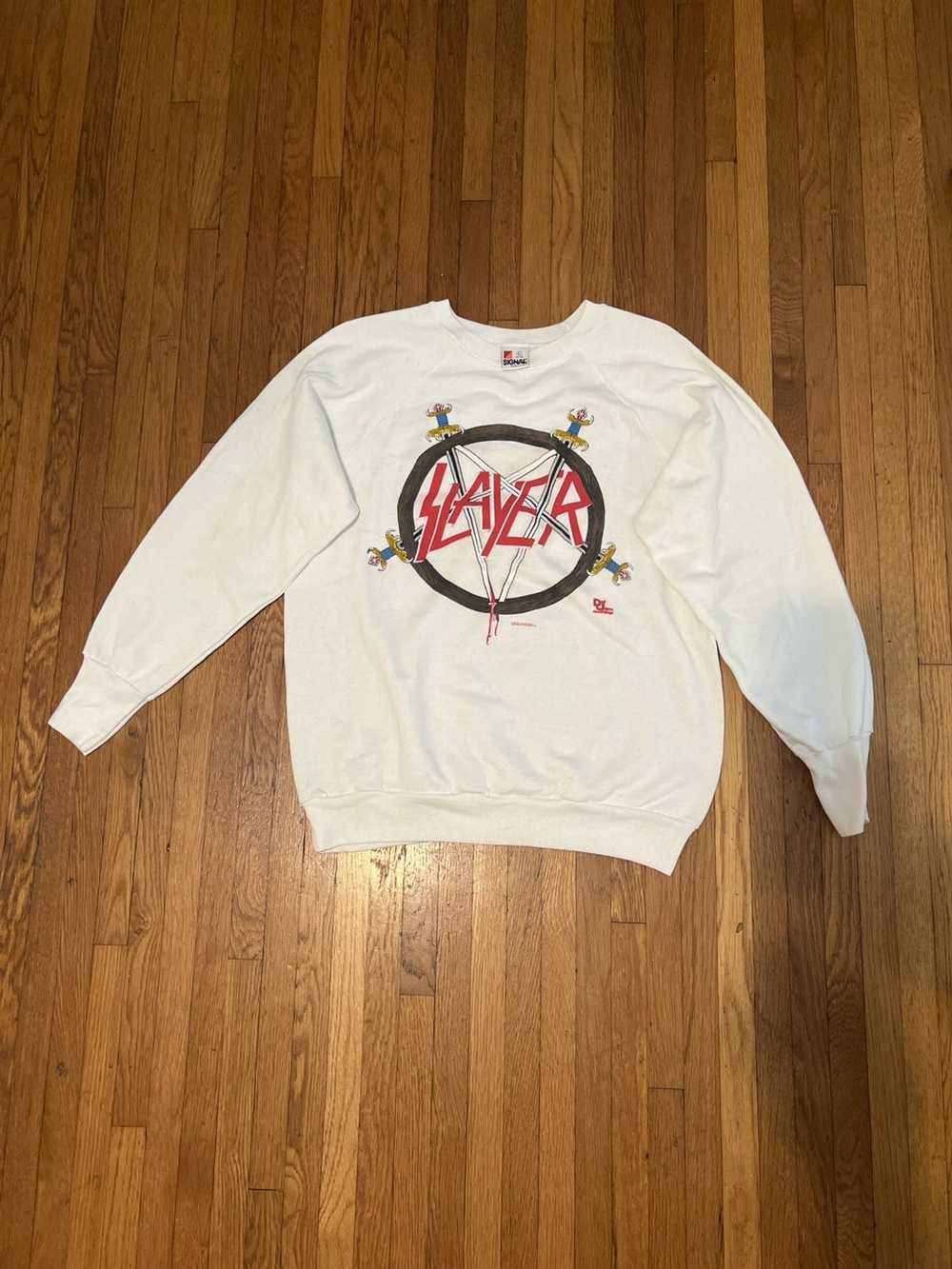 Slayer Slayer 1990 Sweater Def Jam on a Signal Tag - image 2
