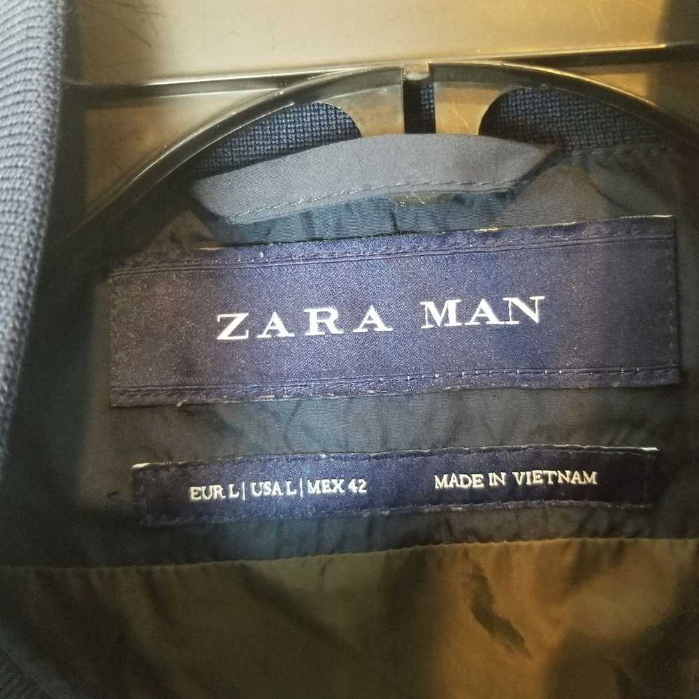 Zara ZARA Man L Long Sleeves Full Zip Bomber Jack… - image 6