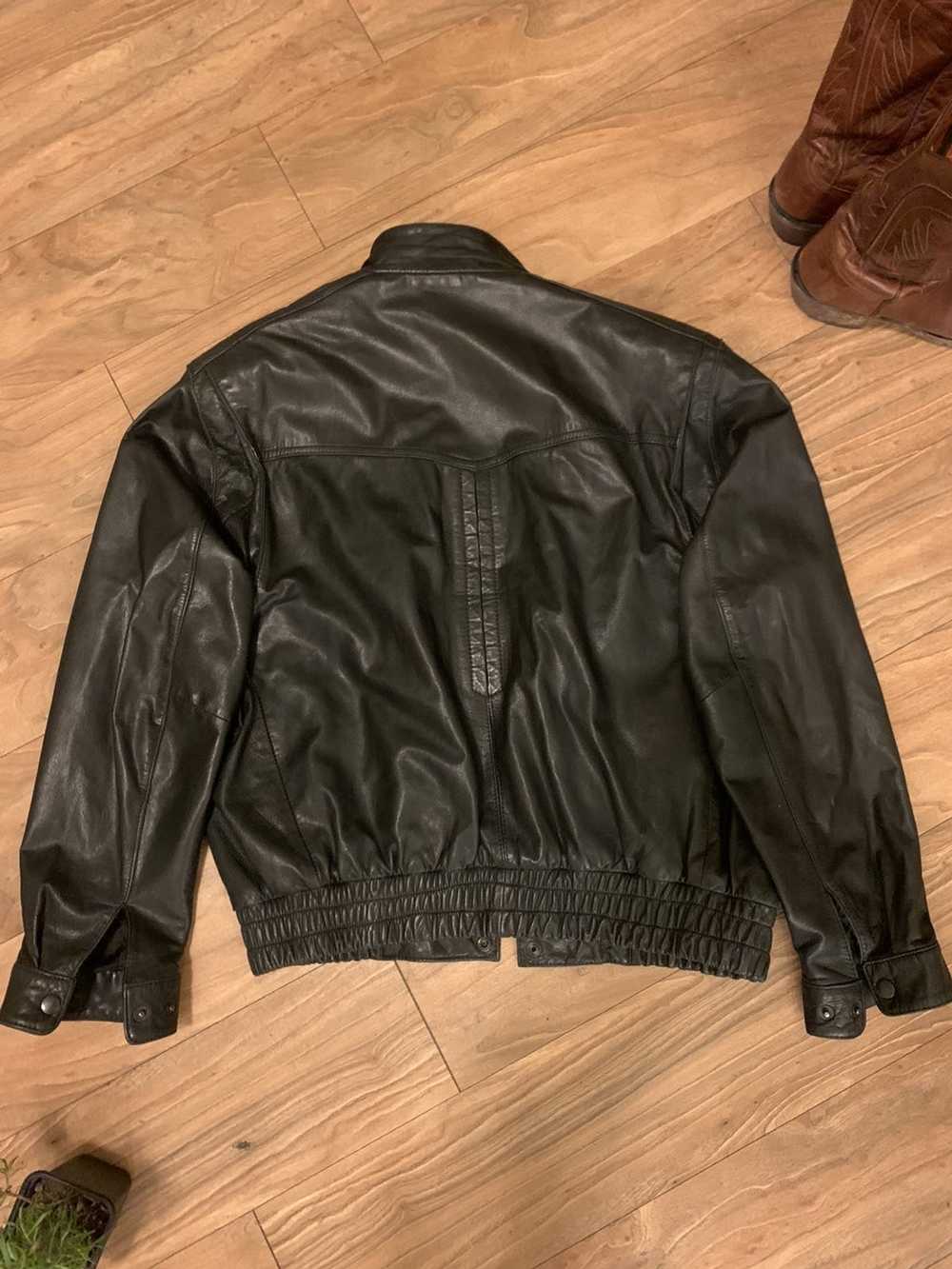 Leather Jacket × Vintage Georgetown Leather Desig… - image 2