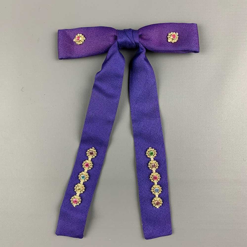 Other Purple Embellished Tie - image 1